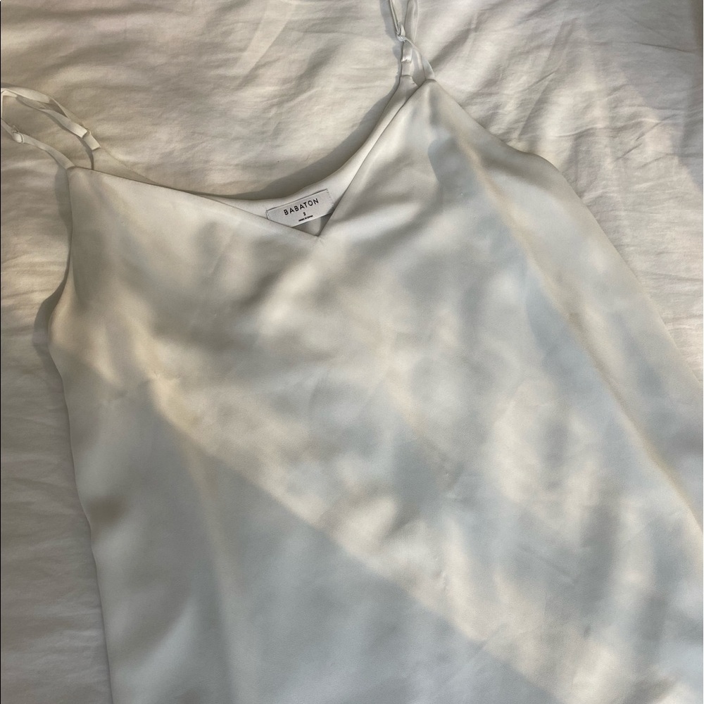 Babaton (Aritzia) Everly V-neck camisole in white